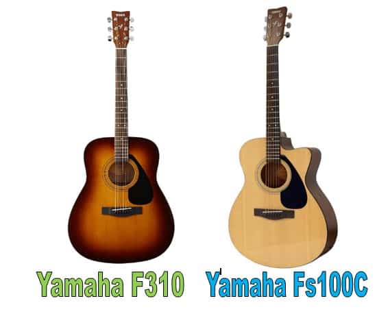 Yamaha f310 vs fs100c Comparison: Which guitar is better? 1